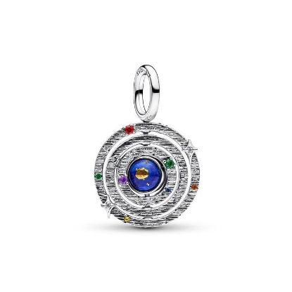 Billede af Pandora Limited Edition Drejelig Armillarsfære charm sølv m. krystal/cz