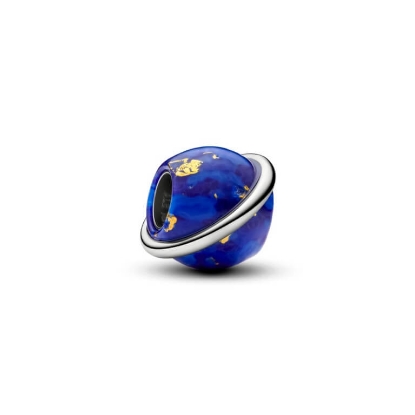 Billede af Pandora Himmelsk Blå Planet charm platinbelagt metalblanding