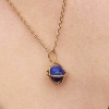 Billede af Pandora Roterende Himmelblå Planet charm platinbelagt metalblanding m. cz