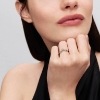 Billede af Pandora Tiara Stjerner ring platinbelagt metalblanding m. cz (str. 48-60)