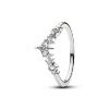 Billede af Pandora Tiara Stjerner ring platinbelagt metalblanding m. cz (str. 52)