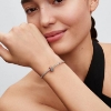 Billede af Pandora Honningkagemand Openwork charm sølv + forgyldt metalblanding m. emalje + krystal