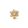 Billede af Pandora Snefnug charm forgyldt metalblanding m. cz