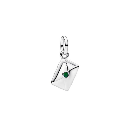 Billede af Pandora Limited Edition Brev Til Julemanden charm sølv m. emalje + cz