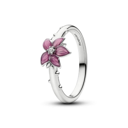 Billede af Pandora Disney Mulan Kirsebærblomst ring platinbelagt metalblanding (str. 48-60)