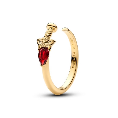 Billede af Pandora Disney Mulan Sværd Åben ring forgyldt metalblanding m. cz (str. 48-60)