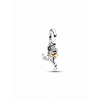 Billede af Pandora Disney Limited Edition Belle Fortryllet Rose charm sølv m. lab-grown diamant (0,012 ct. TW)