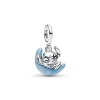 Billede af Pandora Disney Limited Edition Stitch Selvlysende Måne charm sølv m. emalje