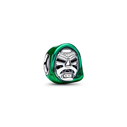 Billede af Pandora Disney Marvel Limited Edition Dr. Doom Maske charm sølv m. emalje
