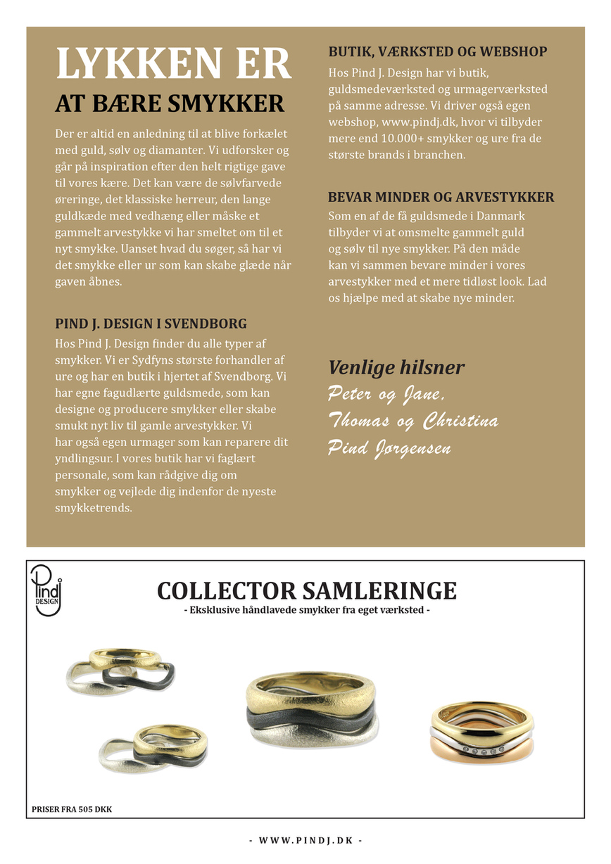 J. Design Smykkemagasin 2019/20