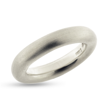 Ring, 5 mm. 3/4 rund massiv, 925 s. (Helle) | Pind J. Design - Køb hos pindj.dk