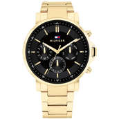Tommy Hilfiger Tyson herreur stål gulddoublé 44mm 5bar