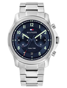 Tommy Hilfiger Wesley herreur stål lænke 43mm 5bar