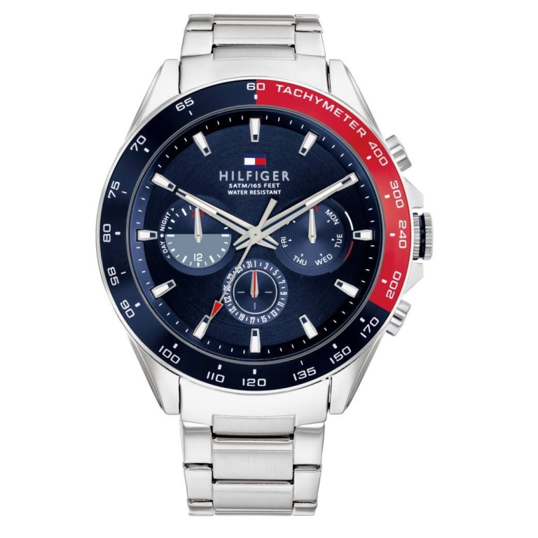 Tommy Owen herreur stål lænke 46mm 5atm | Tommy Hilfiger ure - Køb hos pindj.dk