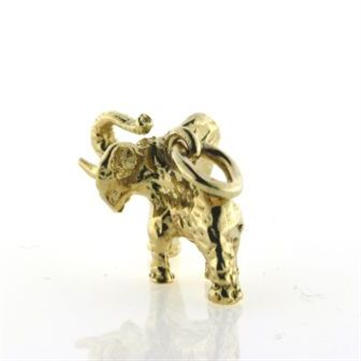 Vedhæng elefant 14 kt. facon 6,1 gr. (prisen er excl. guld)