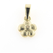 Collie hyldeblomst 8,4 mm., rund ank. tr. 50,  42 cm. 14 kt.