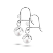 Ørehængere bøjle, grabber, sv. kp.  5-5½ mm. Priser fra