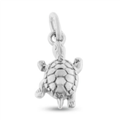 Vedhæng med skildpadde i sølv