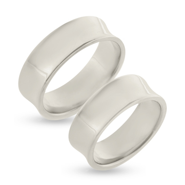 Vielses & Forlovelses ringe, D-ring med 14 kt. fatning, brill. 0,08 w/vs. hulkilet br. 7,3 mm. 925 s.