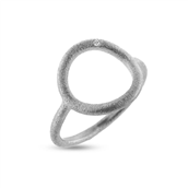 Ring Circles, brill. 0,01 w/vs. 925s (overflade sand)