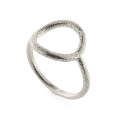 Ring Circles, brill. 0,01 w/vs. 925s (overflade sand)