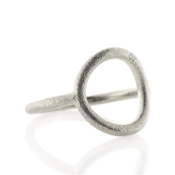 Ring Circles, brill. 0,01 w/vs. 925s (overflade sand)