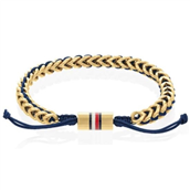 Tommy Hilfiger flettet armbånd metal og nylon