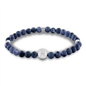 Tommy Hilfiger TH85 Beads armbånd med blå perler stål (18,5 cm)