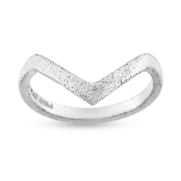 Pind J. Design Ring V ring 925s sølv (vring)