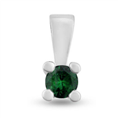 Dream Delux vedhæng m. smaragd 4,0 mm. ca. 0,26 ct. 14 kt. hvg. 