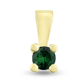 Dream Delux vedhæng m. smaragd 4,5 mm. ca. 0,37 ct. 14 kt.  