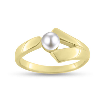 Ring saltvands perle 4½-5 m/m.