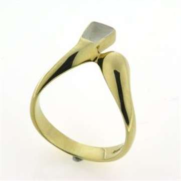 Ring m. 1 tand 14 kt