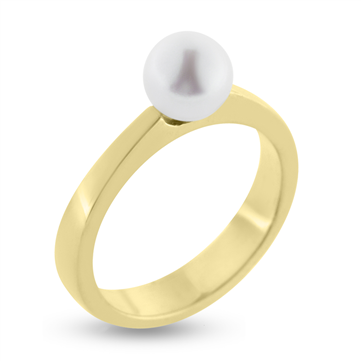 Ring perle sv. perle 5½-6 m/m.