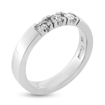 Allia. ring, 3* 0,10 w/pi. sølv 925s. (br. 3,7-tk. 2,2 mm.)
