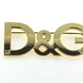 Broche D&G, 2 brill. a 0,03 w/vs.14 kt.