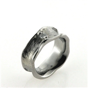 Ring platin, isat brill. 0,08 w/vs.