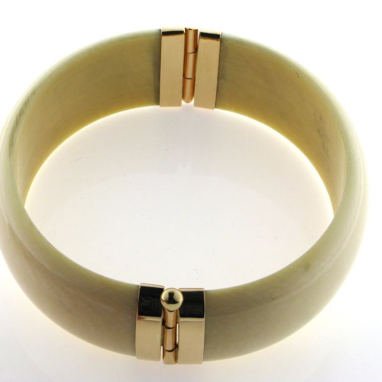 elfenben med fatninger, 14 kt. J. Design - Køb hos pindj.dk