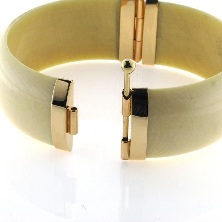 elfenben med fatninger, 14 kt. J. Design - Køb hos pindj.dk