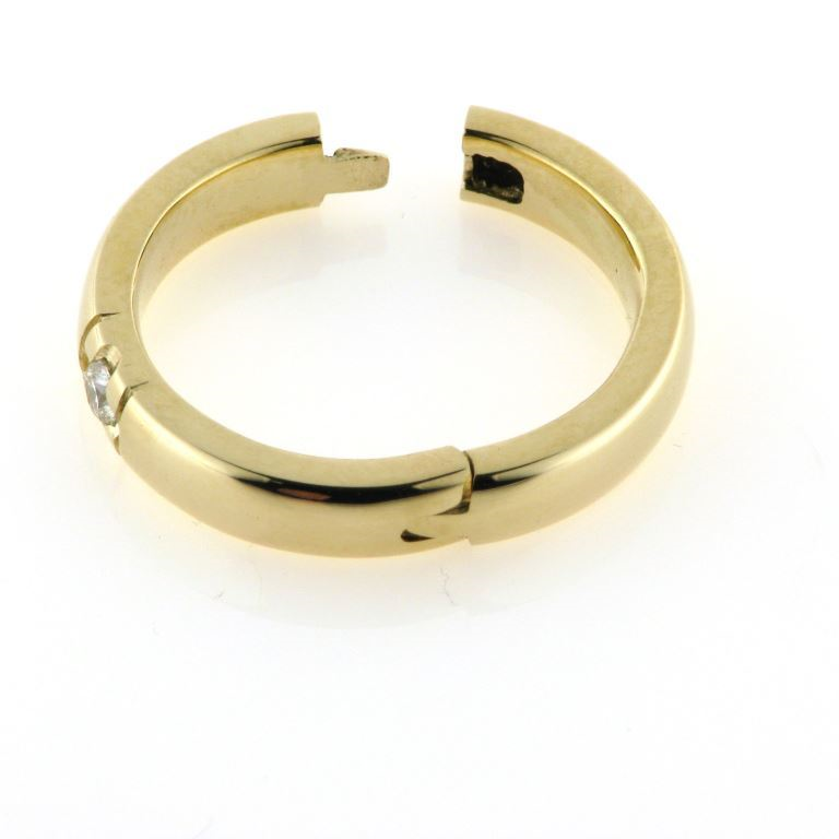 overgive tang koste Gigt ring (kan åbnes) brill. 0,10 w/vs. 14 kt. | Pind J. Design - Køb hos  pindj.dk