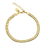Aqua Dulce Momse armbånd forgyldt sølv (17 + 3 cm)