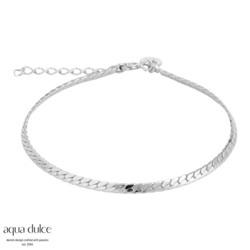 Aqua Dulce Therese armbånd sølv (17 + 3 cm)