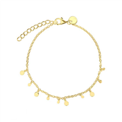 Aqua Dulce Elegant armbånd forgyldt sølv (17 + 3 cm)