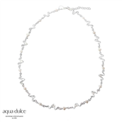 Aqua Dulce Rhumba Choker halskæde sølv m. fvp (39 + 3 cm)