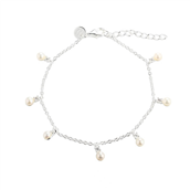 Aqua Dulce Darling Bubbels armbånd sølv m. fvp + cz (17 + 3 cm)