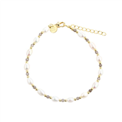 Aqua Dulce Coast Smokey armbånd forgyldt sølv m. fvp (17 + 3 cm)