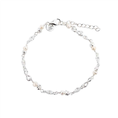 Aqua Dulce White Garden armbånd sølv m. cz+  fvp (17 + 3 cm)