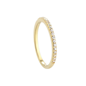 Aqua Dulce Darling Raya ring forgyldt sølv m. cz (str. 50-62)