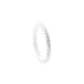Aqua Dulce Darling ring sølv m. cz (str. 50-62)