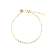 Aqua Dulce Fancy armbånd forgyldt sølv (17 + 3 cm)